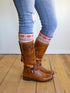 Grace & Lace Patterned Boot Cuffs - Babe Outfitters