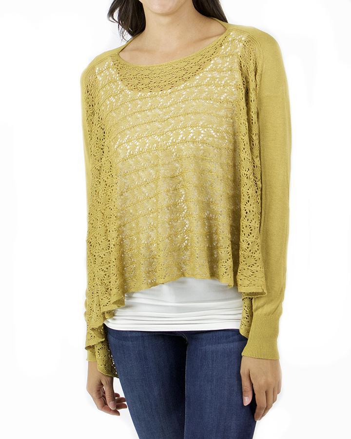 Grace & Lace Open Knit Light Weight Two Fit Knit Cardigan - Babe Outfitters