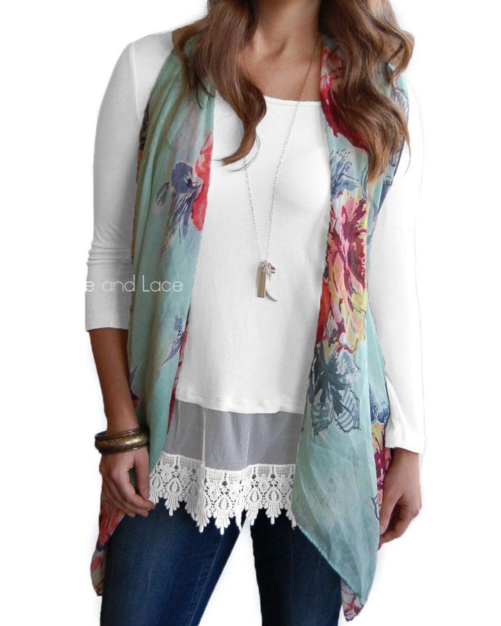 Grace & Lace Long Sleeve Top Extender - Babe Outfitters