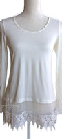 Grace & Lace Long Sleeve Top Extender - Babe Outfitters