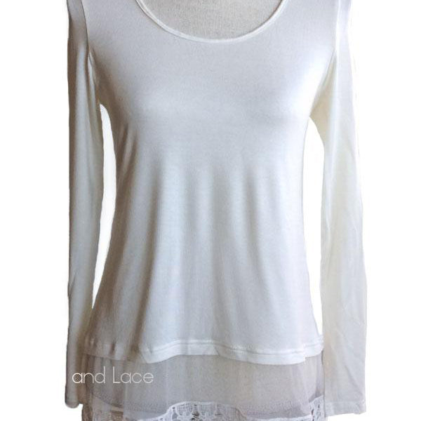 Grace & Lace Long Sleeve Top Extender - Babe Outfitters