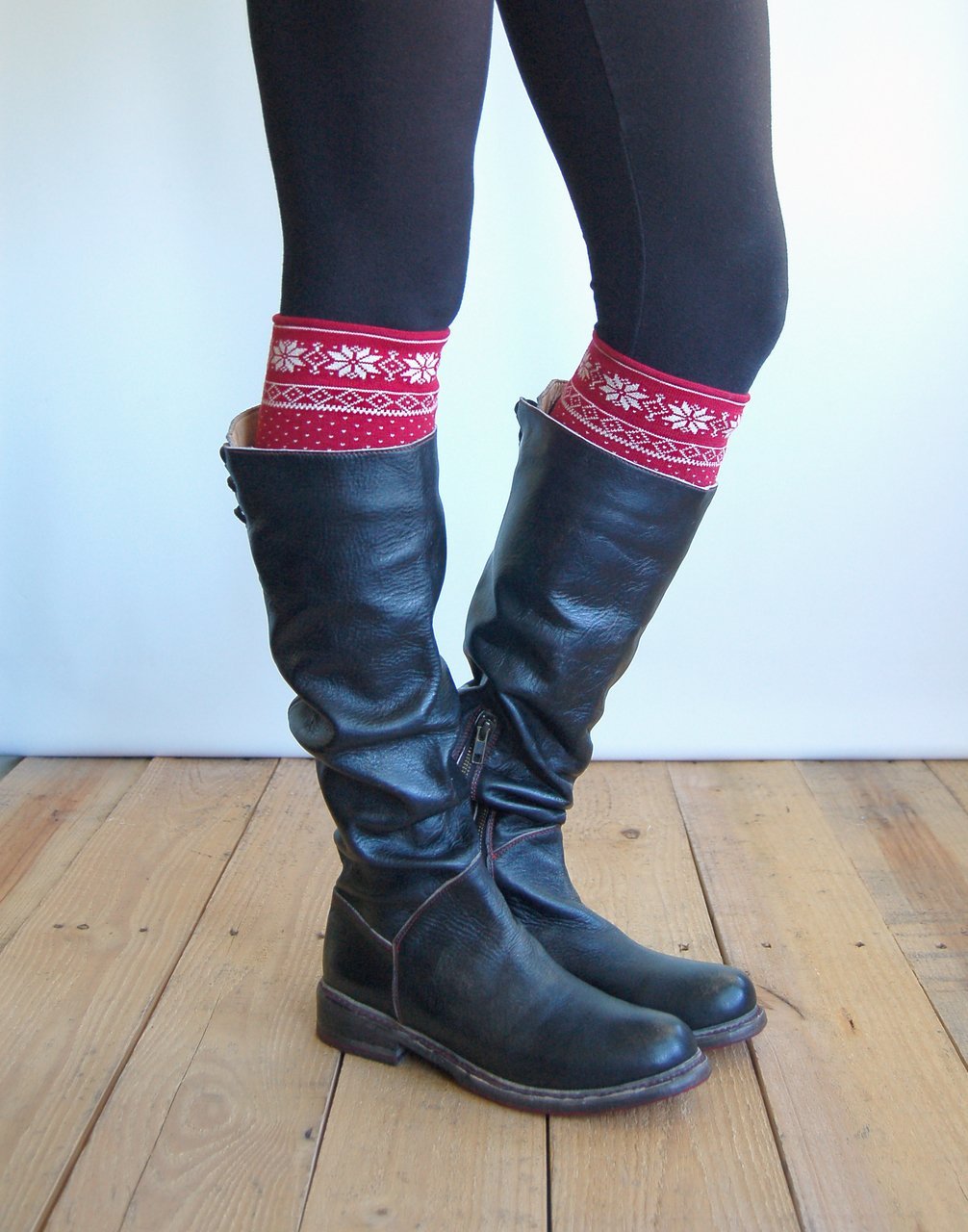 Grace & Lace Patterned Boot Cuffs - Babe Outfitters
