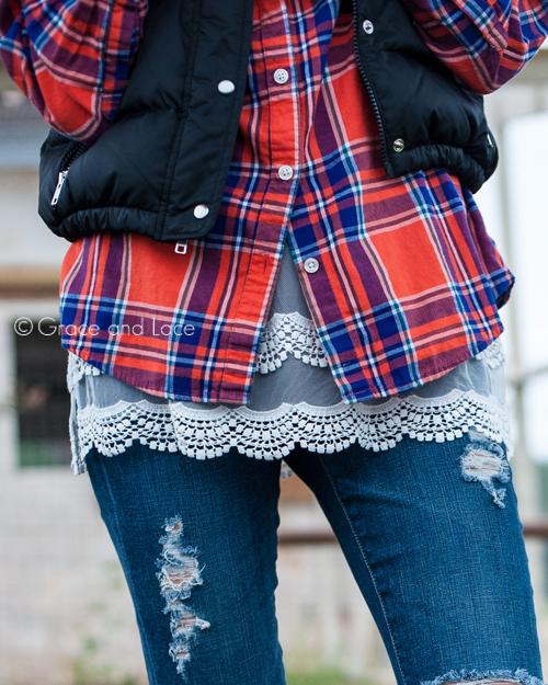 Grace & Lace Scallop Lace Top Extenders - Babe Outfitters