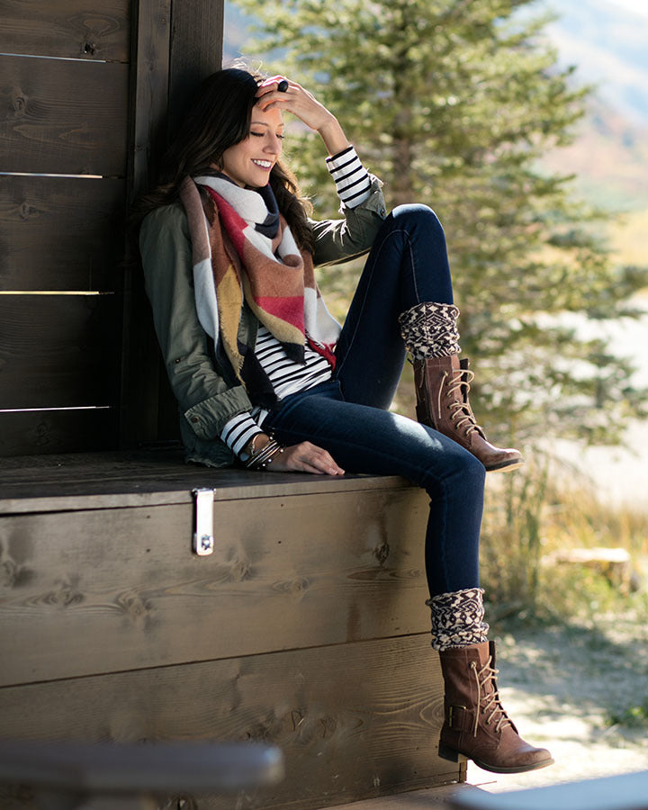 Blanket Scarf/Toggle Poncho