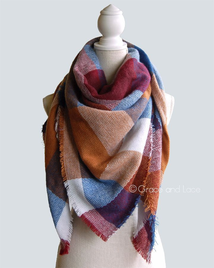 Blanket Scarf/Toggle Poncho