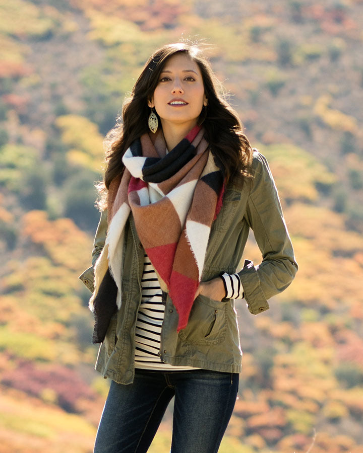 Blanket Scarf/Toggle Poncho