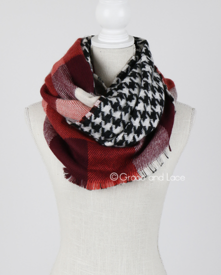 Reversible Button Scarf/Poncho