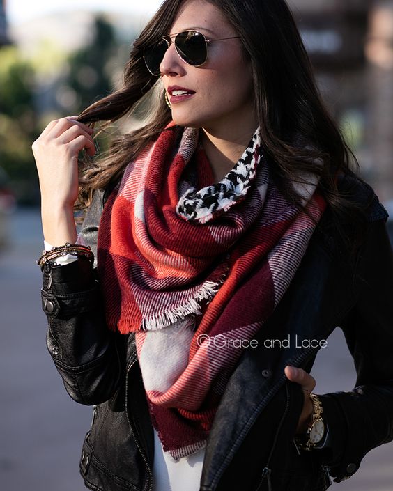 Reversible Button Scarf/Poncho