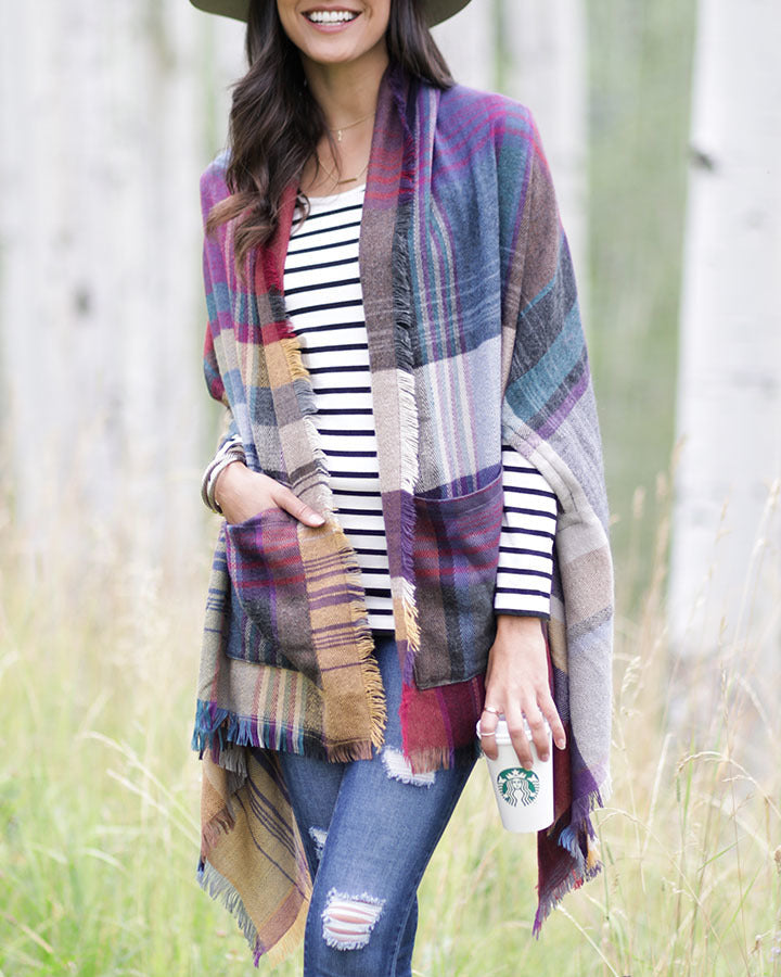 Grace & Lace Pocket Poncho/Scarf