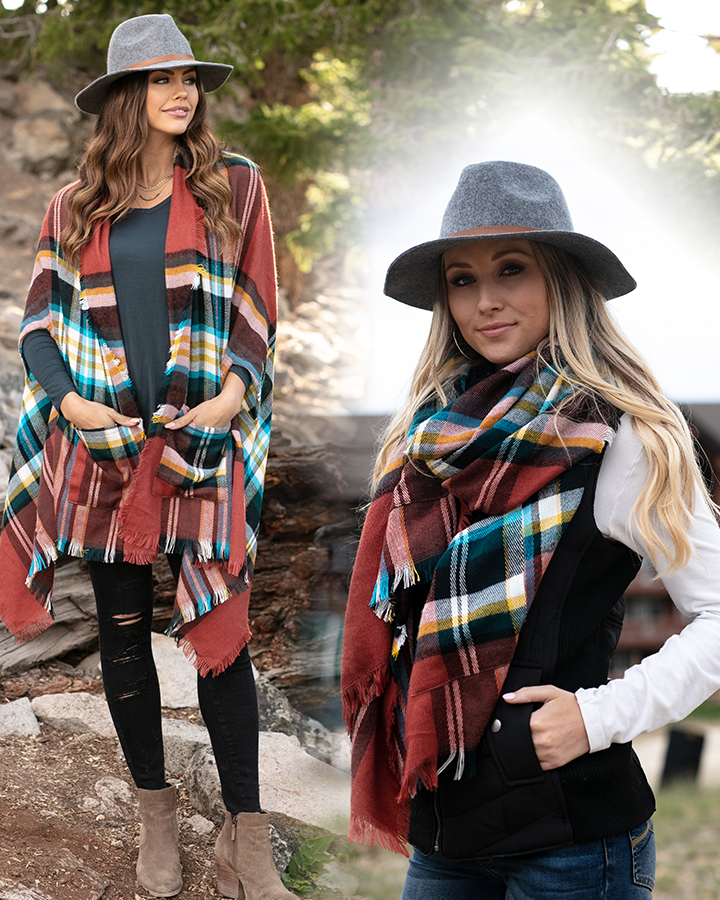 Pocket Poncho/Scarf