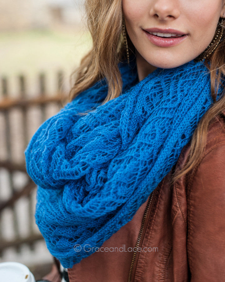 Grace & Lace Lace Knit Scarf