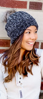 Winter Excursion Chenille Pom-Pom Beanie
