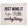 Just Wing It Makeup Bag