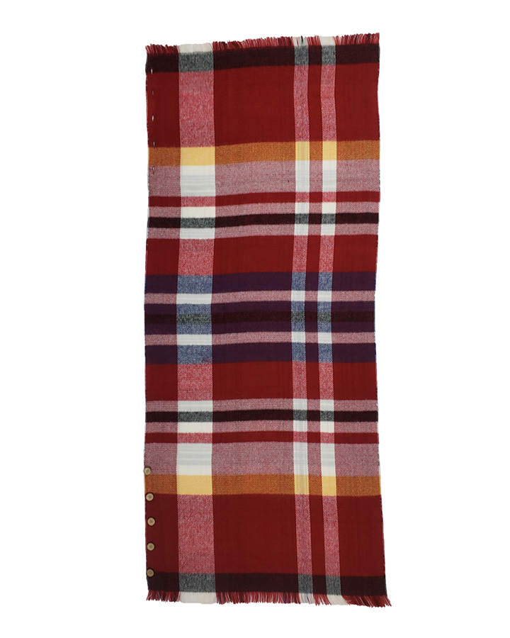 Reversible Button Scarf/Poncho