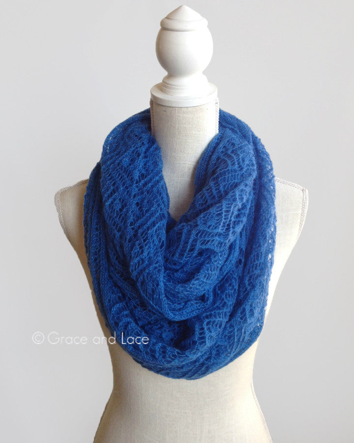 Grace & Lace Lace Knit Scarf