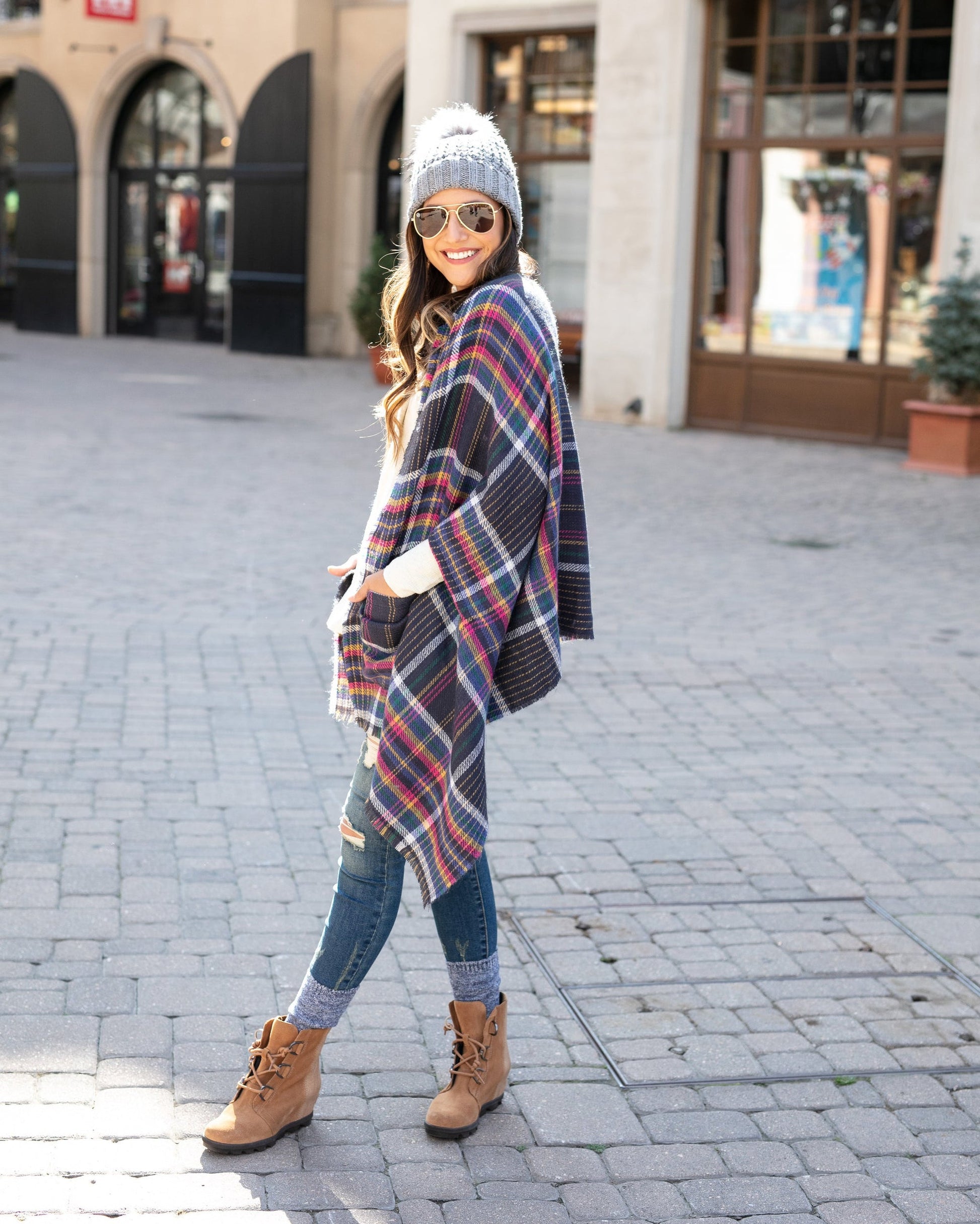 Reversible Pocket Poncho