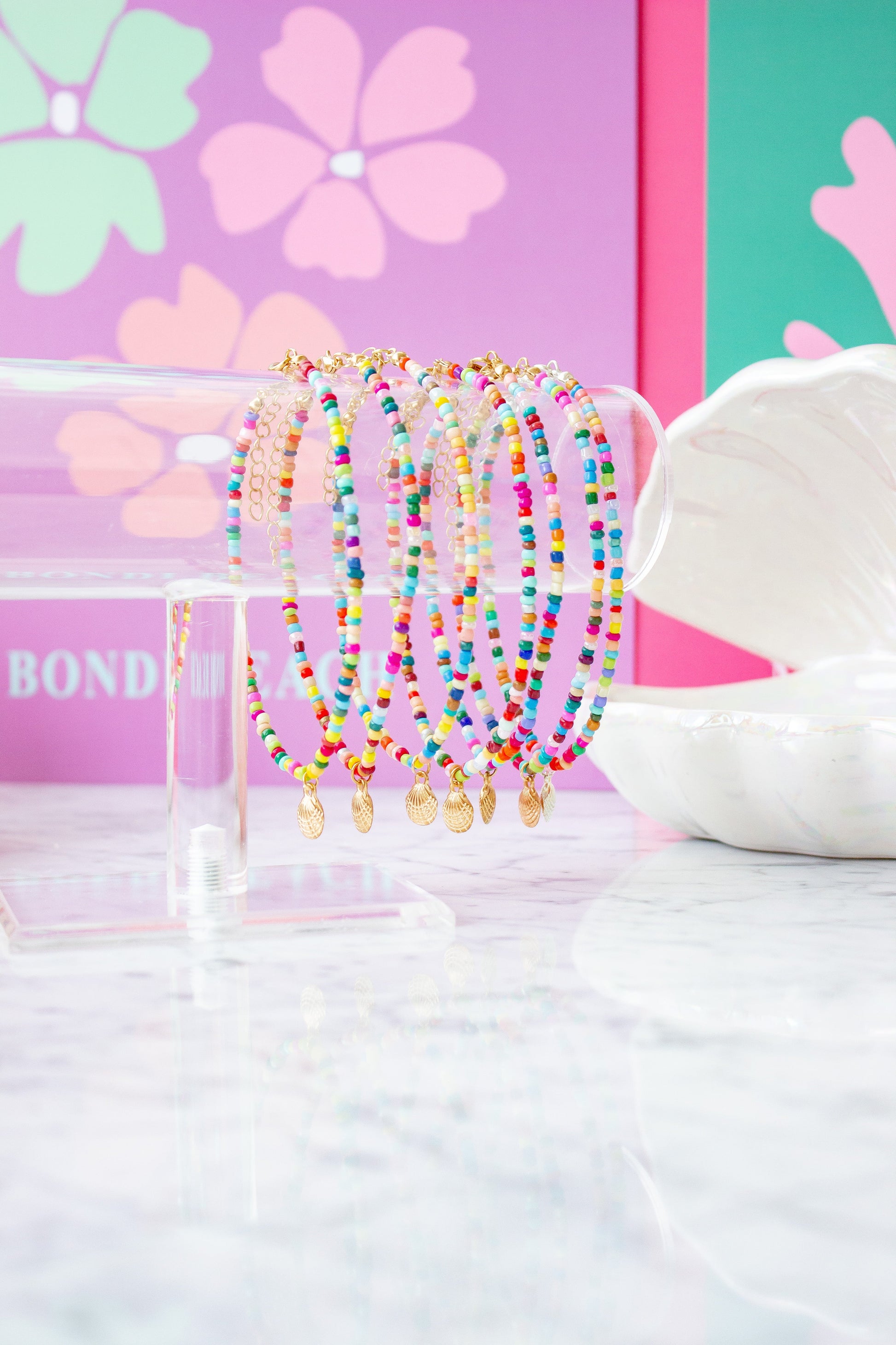 Seashell Sprinkle Anklet