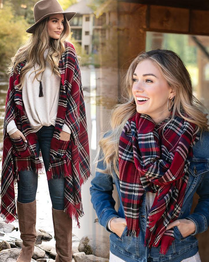 Pocket Poncho/Scarf