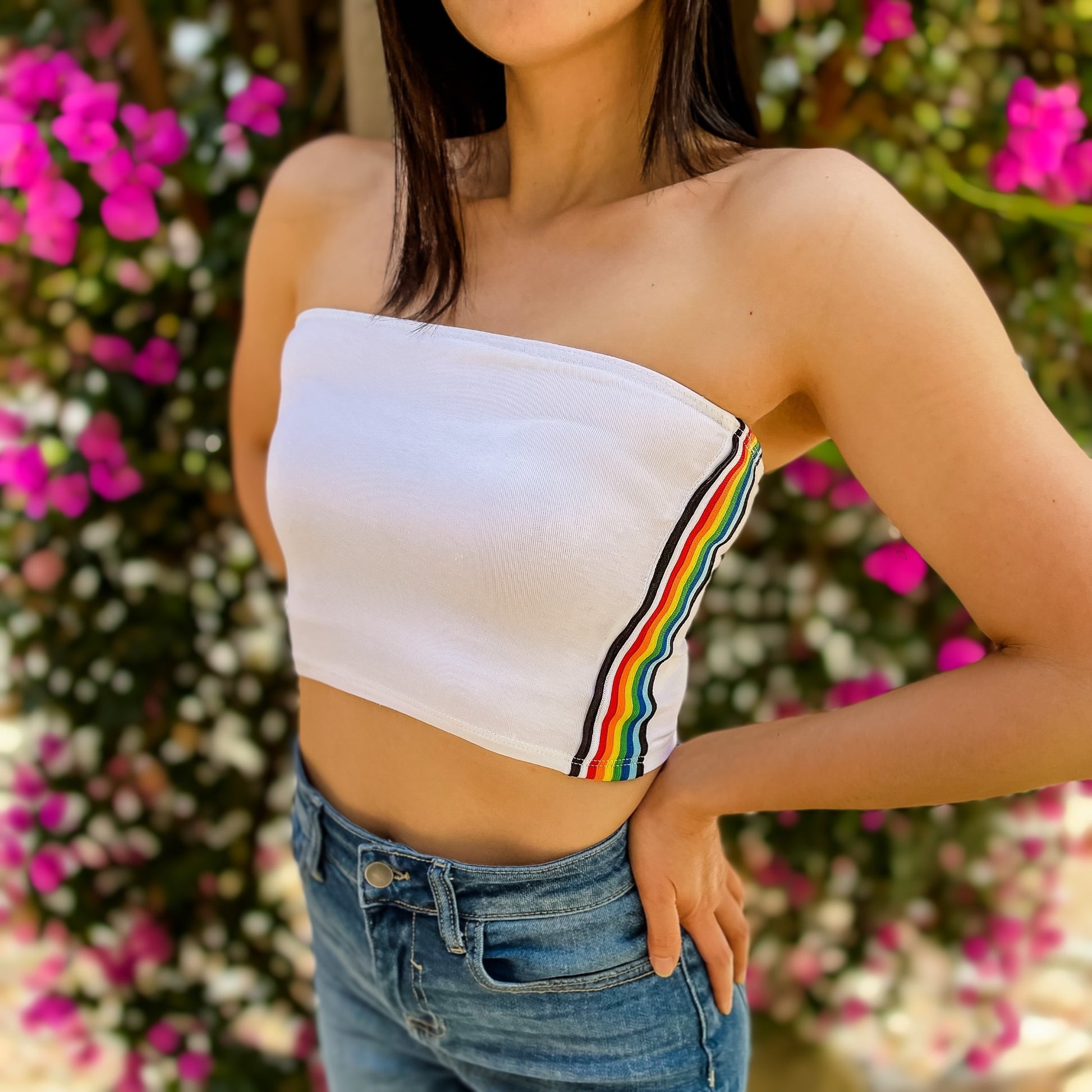Over The Rainbow Tube Top