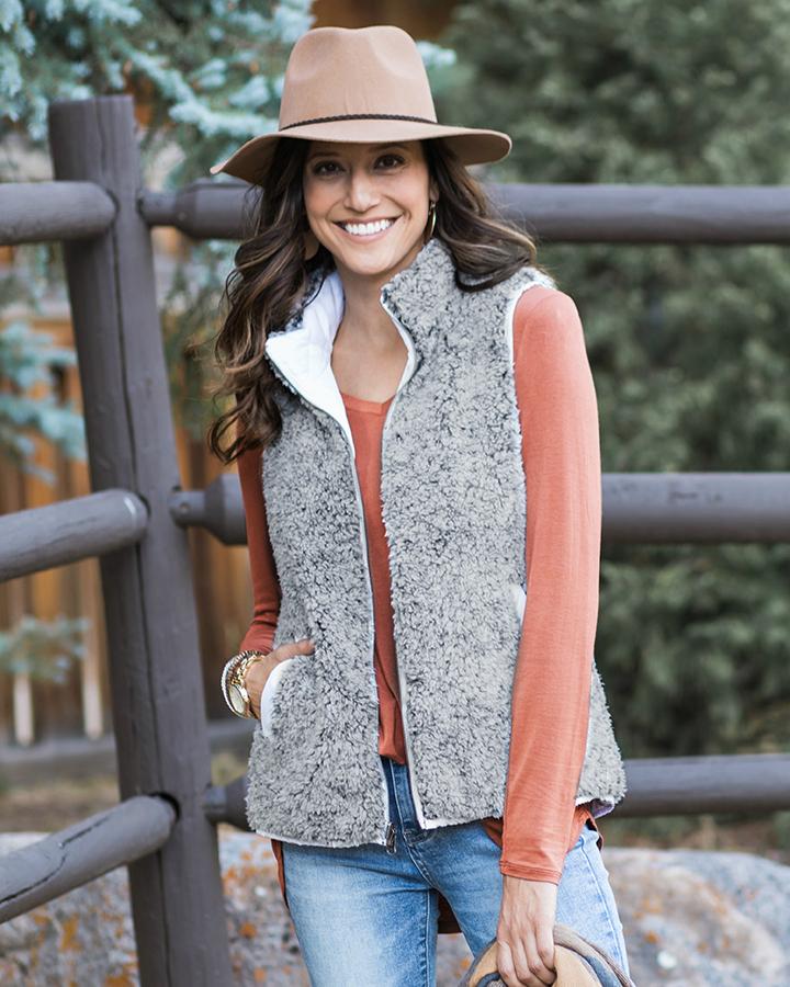 Long Sleeve Perfect Pocket Tee (Solids/Prints)