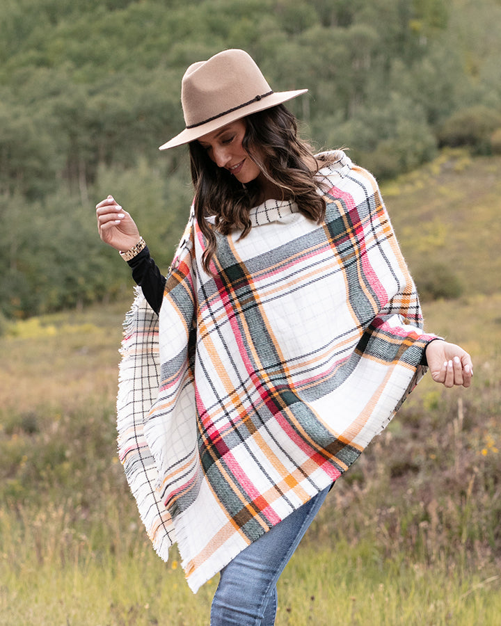Reversible Button Scarf/Poncho