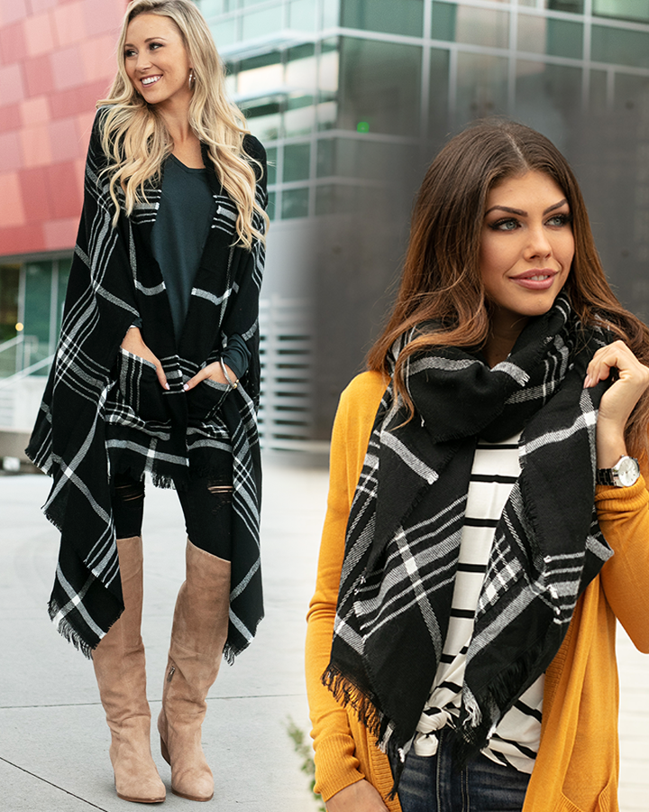 Pocket Poncho/Scarf