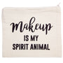 Spirit Animal Makeup Bag