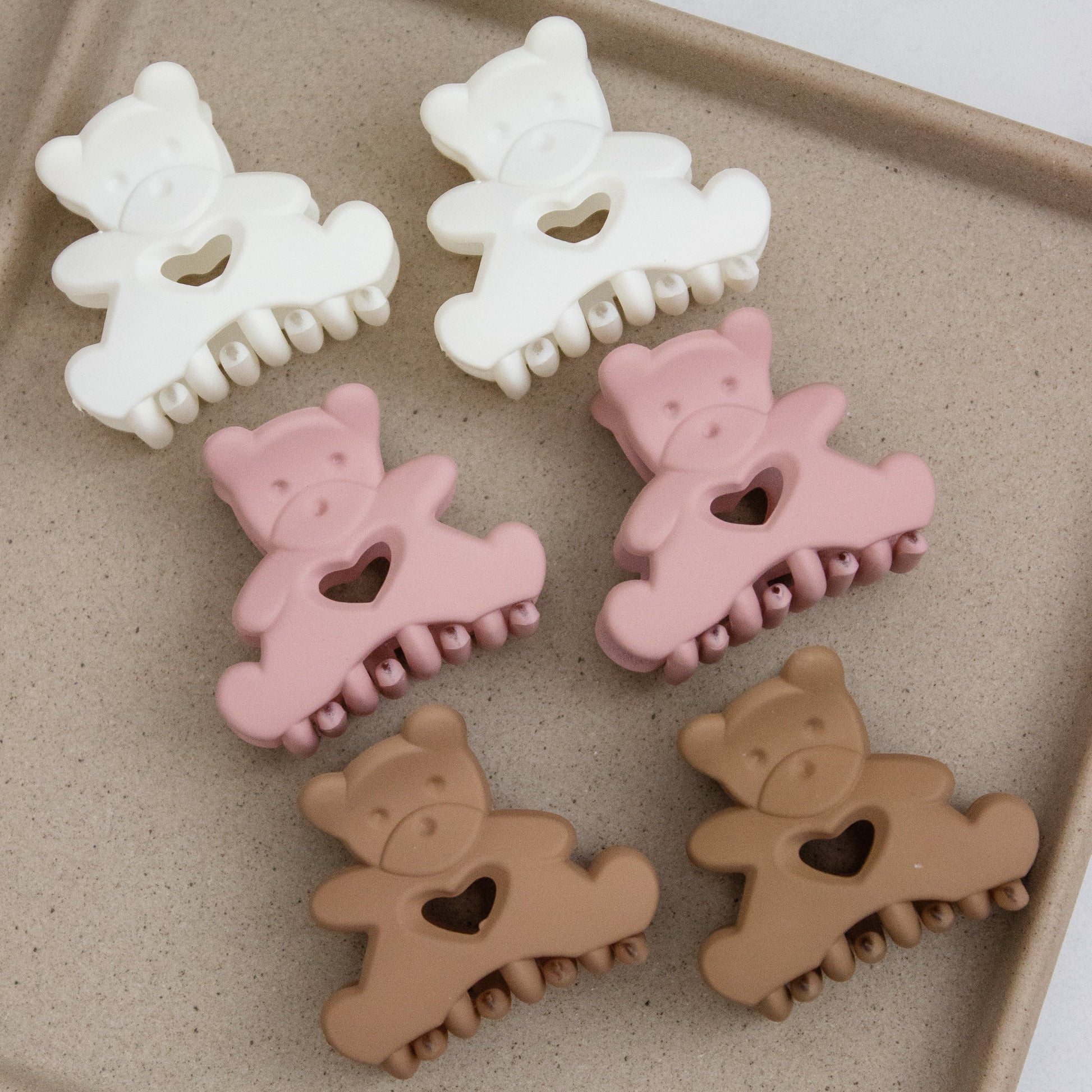 Honey Bear Clip Set