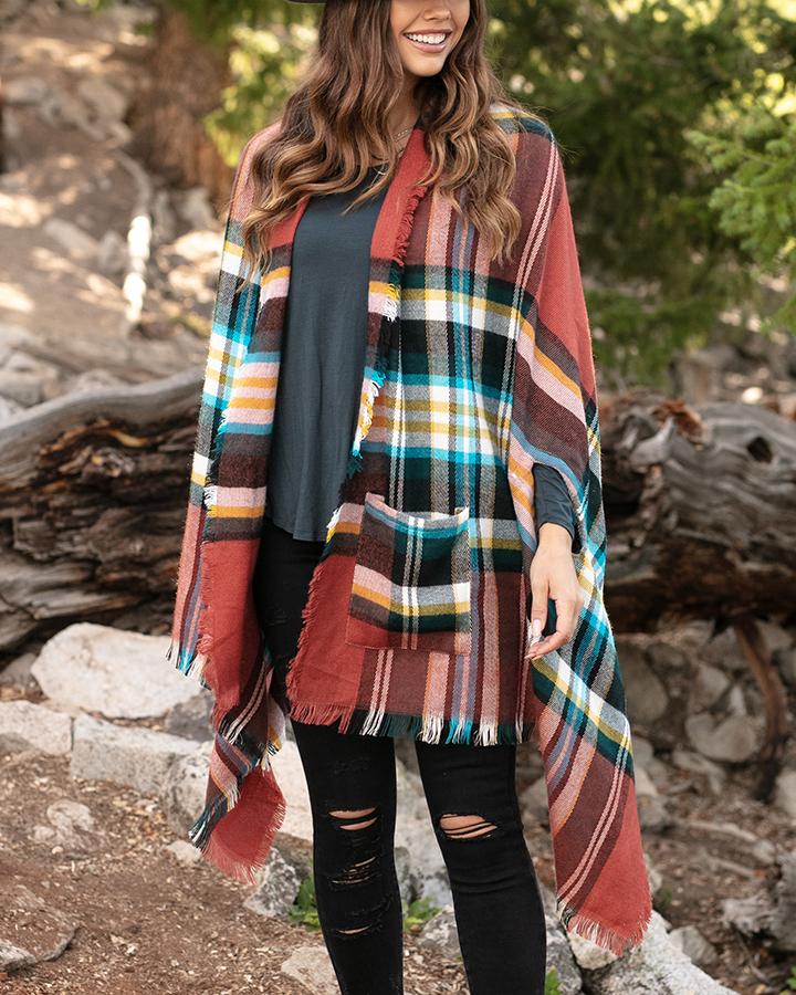 Pocket Poncho/Scarf