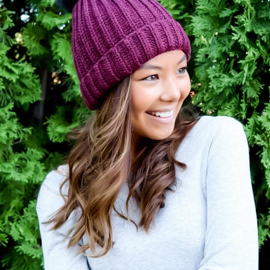 Winter Weekend Pom-Pom Beanie