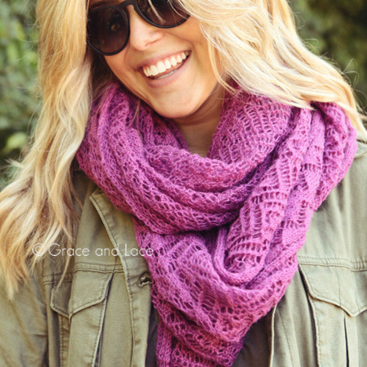 Lace Knit Scarf