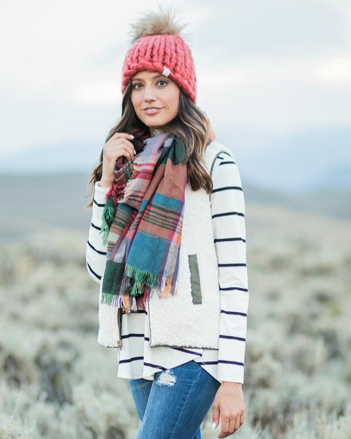 Long Sleeve Perfect Pocket Tee (Solids/Prints)