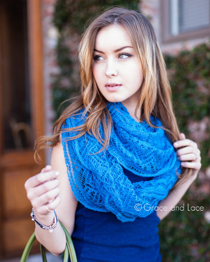 Grace & Lace Lace Knit Scarf