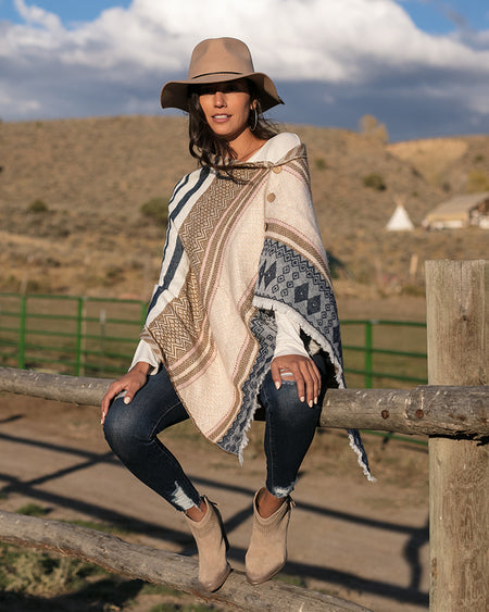 Grace & Lace Reversible Button Scarf/Poncho – Babe Outfitters