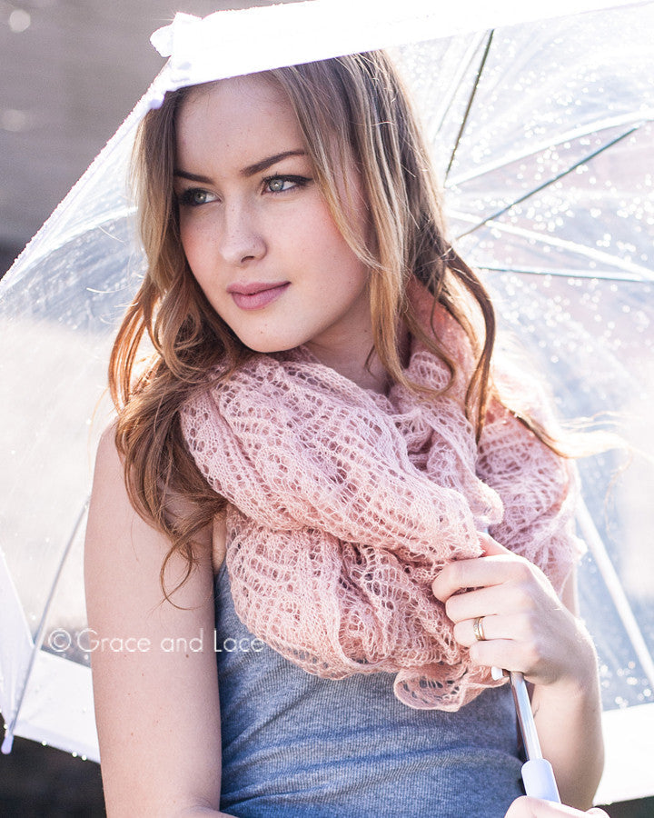 Grace & Lace Lace Knit Scarf