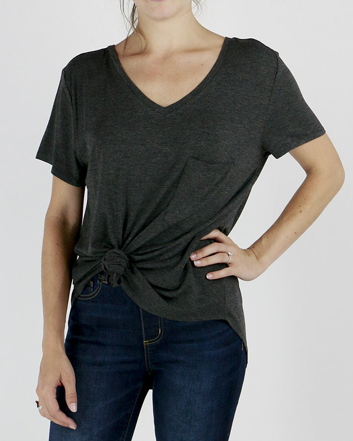 Grace & Lace Perfect Pocket Tee (Solids/Prints)
