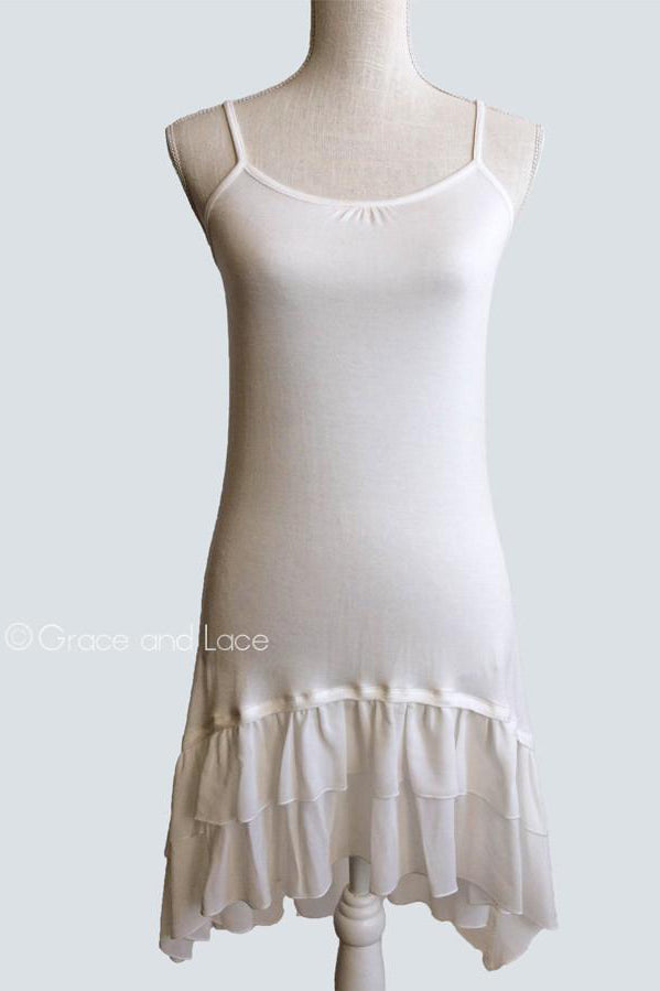 Grace & Lace Chiffon High-Low Extenders - Babe Outfitters