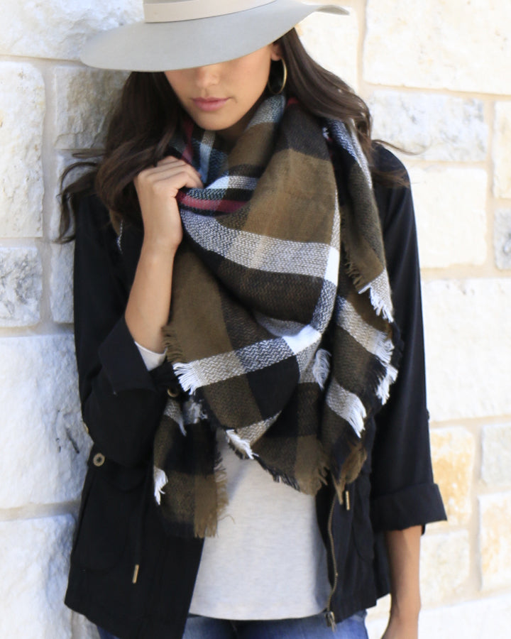 Blanket Scarf/Toggle Poncho