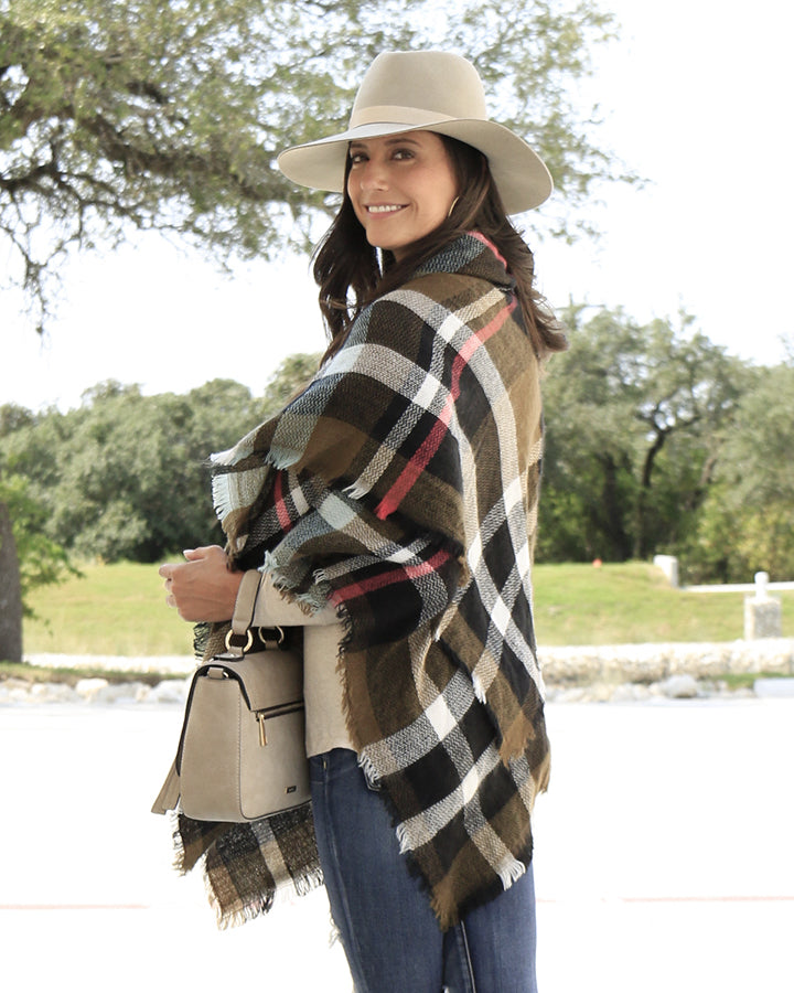 Blanket Scarf/Toggle Poncho