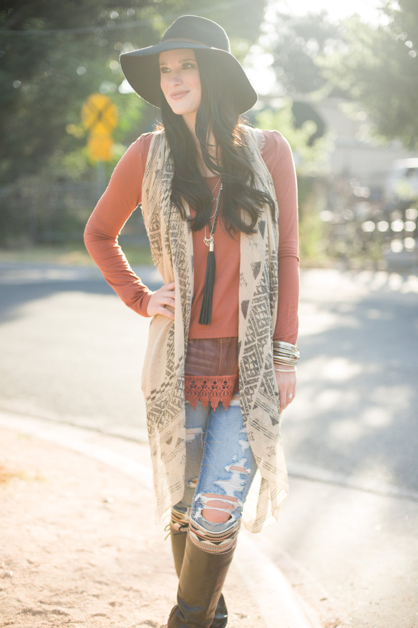 Grace & Lace Long Sleeve Top Extender - Babe Outfitters