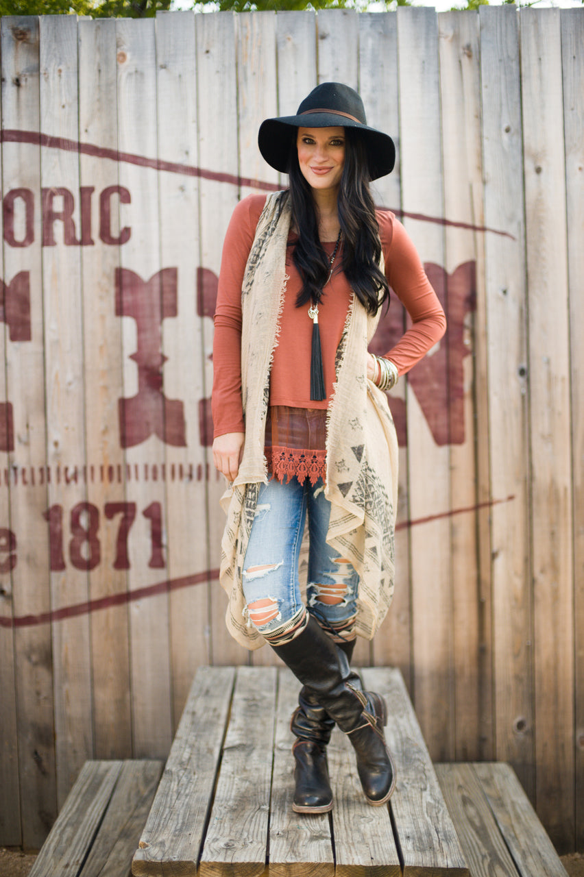 Grace & Lace Long Sleeve Top Extender - Babe Outfitters