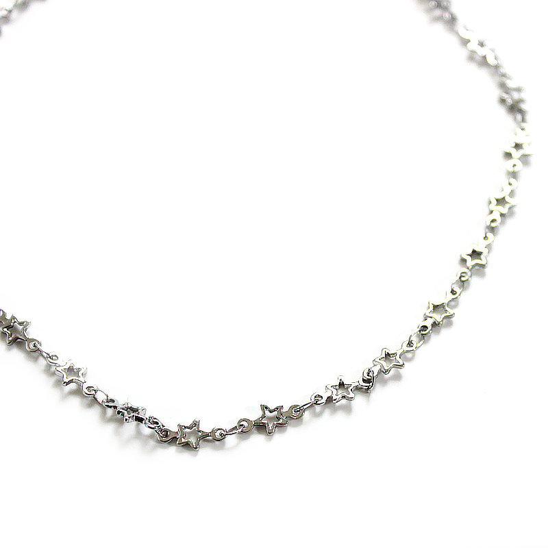 Starry Night Choker (Silver) - Babe Outfitters