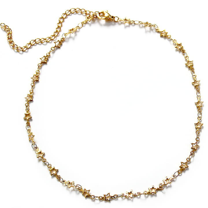 Starry Night Choker (Gold) - Babe Outfitters