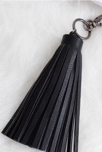 Cactus Tassel Charm Canvas Pouch - Babe Outfitters